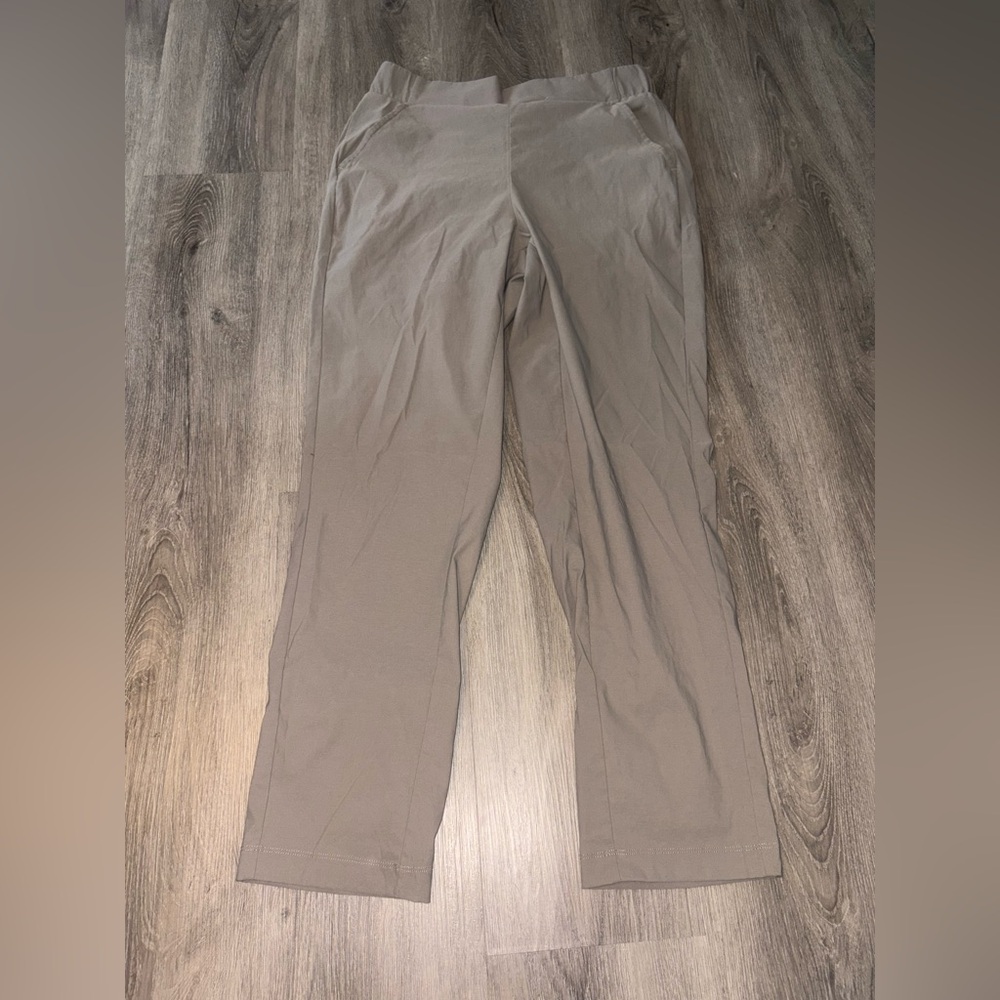 Elegant Taupe Skinny Pants
